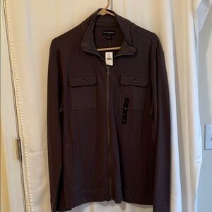 Banana Republic Men's Lightweight Jacket - Dark Brown